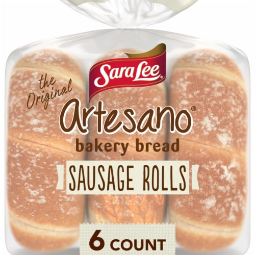 Sara Lee Artesano Plain Sausage Rolls, 6 pc / 15 oz - Kroger