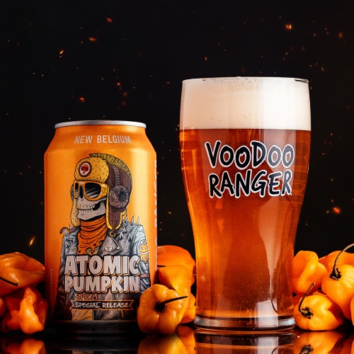 New Belgium Voodoo Ranger Atomic Pumpkin Craft Beer, 6 cans / 12