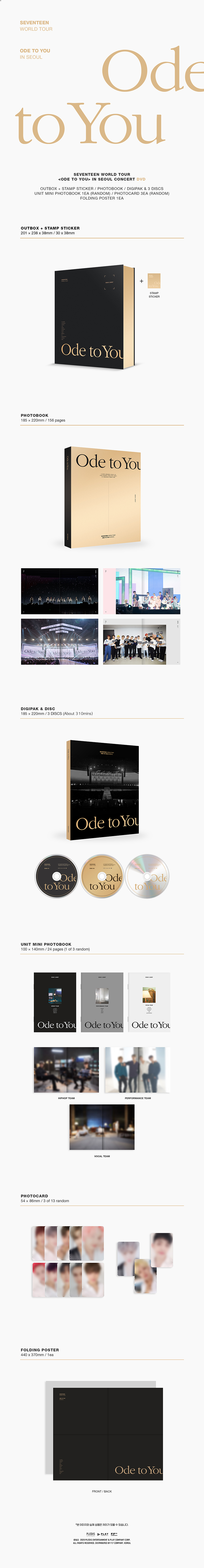 ktown4u.com : [DVD] Seventeen - SEVENTEEN WORLD TOUR [ODE TO YOU
