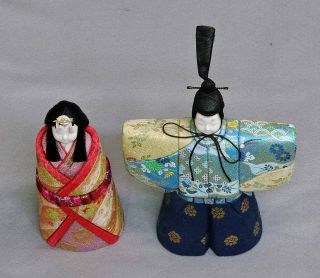 真多呂人形作 光明立雛 木目込み