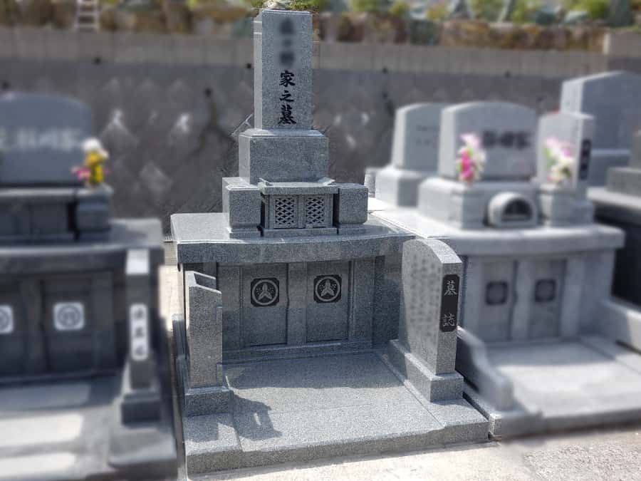 出身地、五島のお墓を参考に。長崎型塔婆立てとインド産アーバングレー