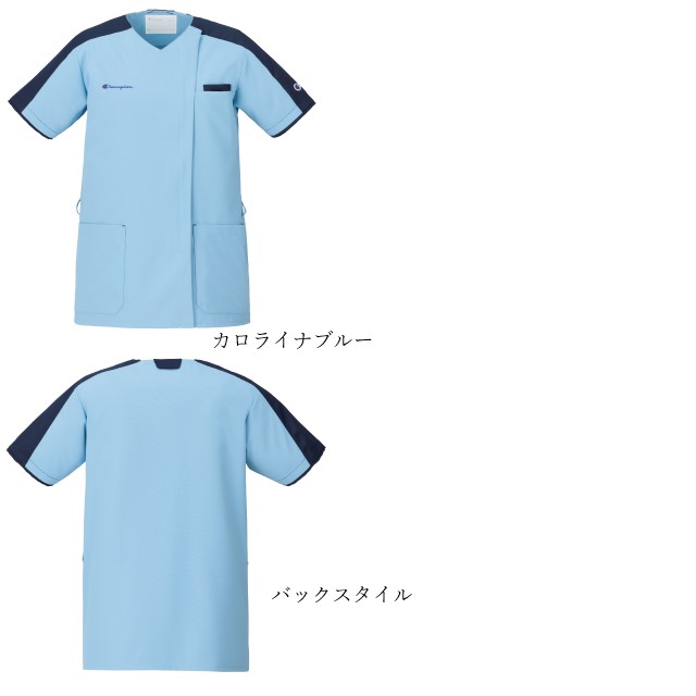 Champion チャンピオン 白衣 ファスナー スクラブ メディカルウェア