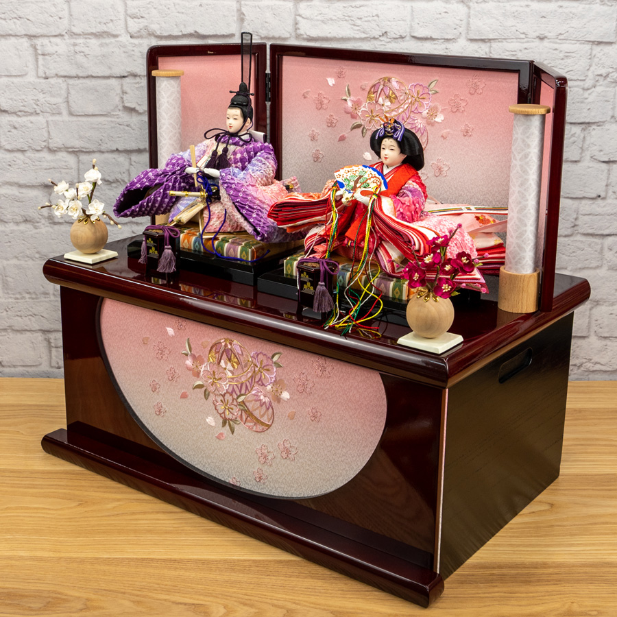 有松絞り衣装 鞠桜小三五親王収納飾りセット | 人形専門店「ピノキオ翠