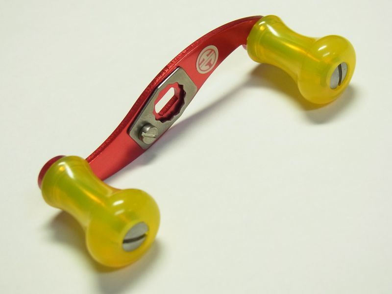 ハネダクラフト】 ジュラルミン赤ハンドル S字