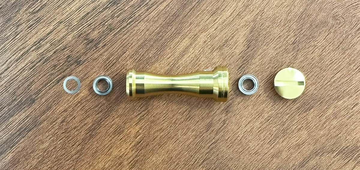 HEDGEHOG STUDIO/ヘッジホッグスタジオ】マシンカット アルミ ハンドル