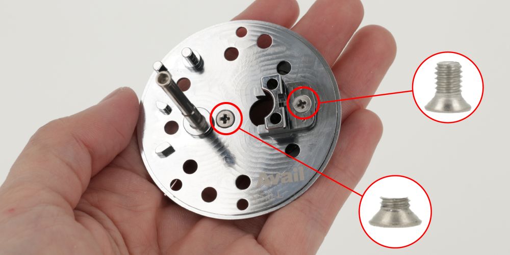 Avail/アベイル】デーモン D32スプール化キット ABU Ambassadeur 1500C