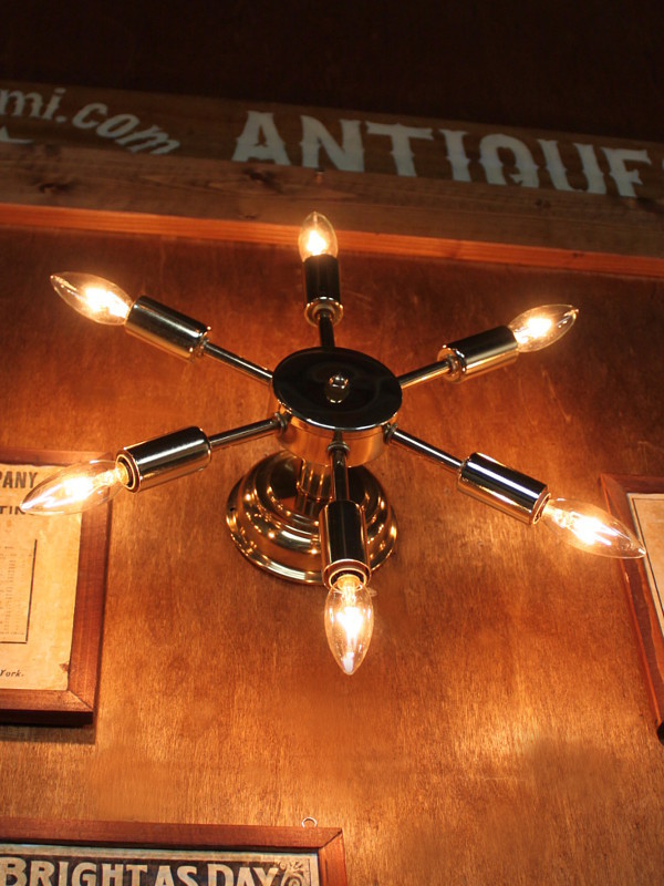 USAヴィンテージスプートニク6灯ブラケットA/ミッドセンチュリー50