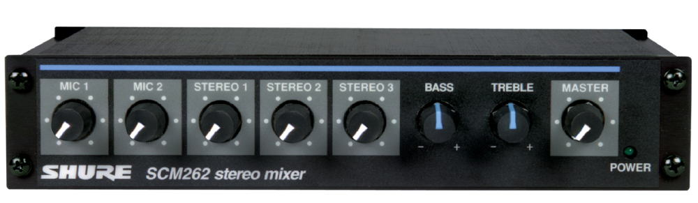 SCM262-J - Shureミキサー＆プロセッサー＆スピーカー - ヒビノ