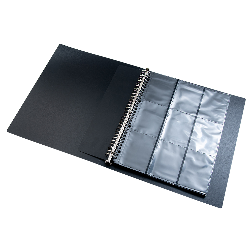 トレカ用バインダーファイル ブラック｜文具事務用品・推し活グッズ