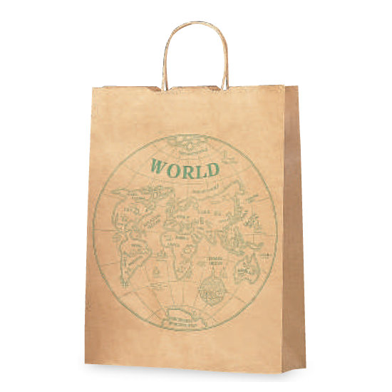 紙袋 花柄 ゆり 手提げ 日本製｜紙袋の専門店