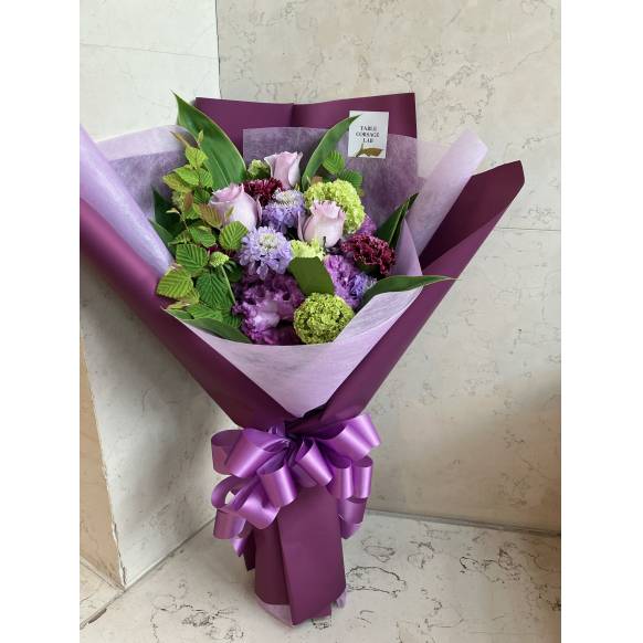 お取り寄せ オリジナルフラワー 花束～Medium Purple～｜花