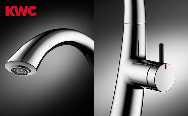 ZOE グースネック型 洗面混合水栓 | KWC | 12.208.131 12.208.141