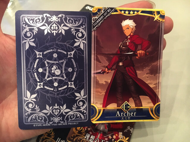 FGO アーケード』筐体細部＆実物カードを写真で紹介！アルトリアが出