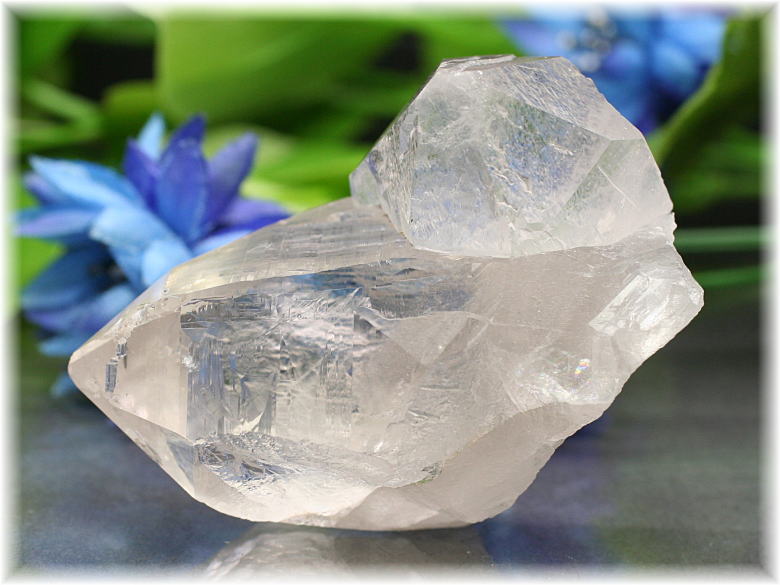 ガネッシュヒマール産]ヒマラヤ水晶原石ナチュラルポイント/レコード