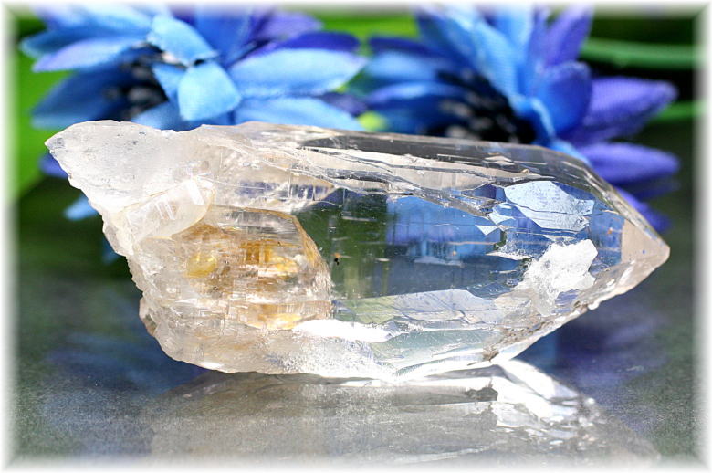 ガネッシュヒマール産]ヒマラヤ水晶原石ナチュラルポイント/レコード