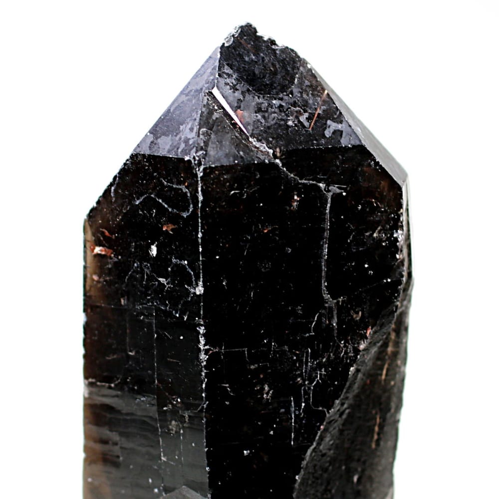 高品質]ブラジル産モリオン原石/天然黒水晶（手のひらサイズ339g