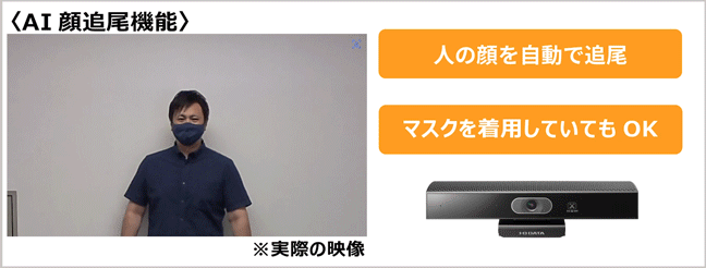 TC-MSC200 | AI顔追尾カメラ | アイ・オー・データ機器 I-O DATA