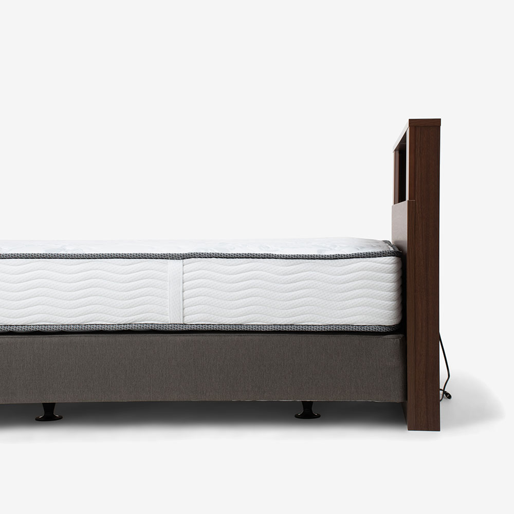 SIMMONS（シモンズ）ベッドフレーム「オラール スリムシェルフ」ダブル