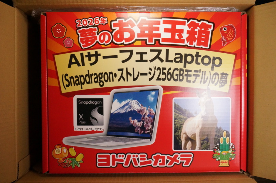 ネタバレ】ヨドバシカメラの抽選販売福袋「2026年夢のお年玉箱 AI