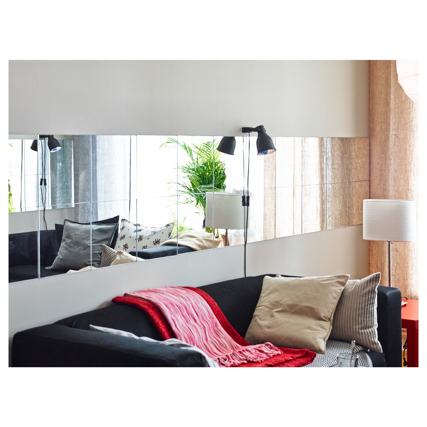 BLODLÖNN ブロドロン ミラー, 30x30 cm - IKEA