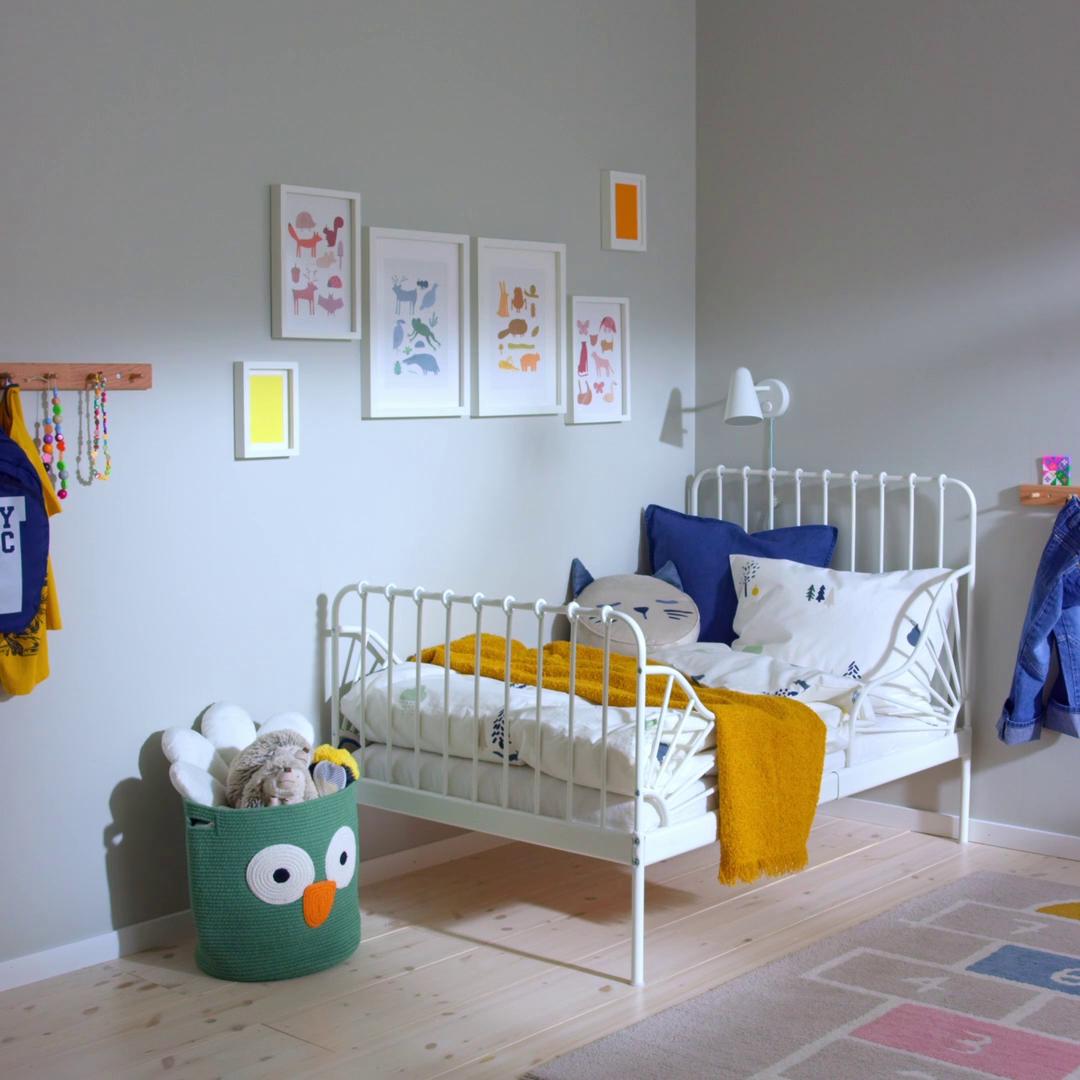 MINNEN ミンネン 伸長式ベッドフレームとすのこ（組み合わせ