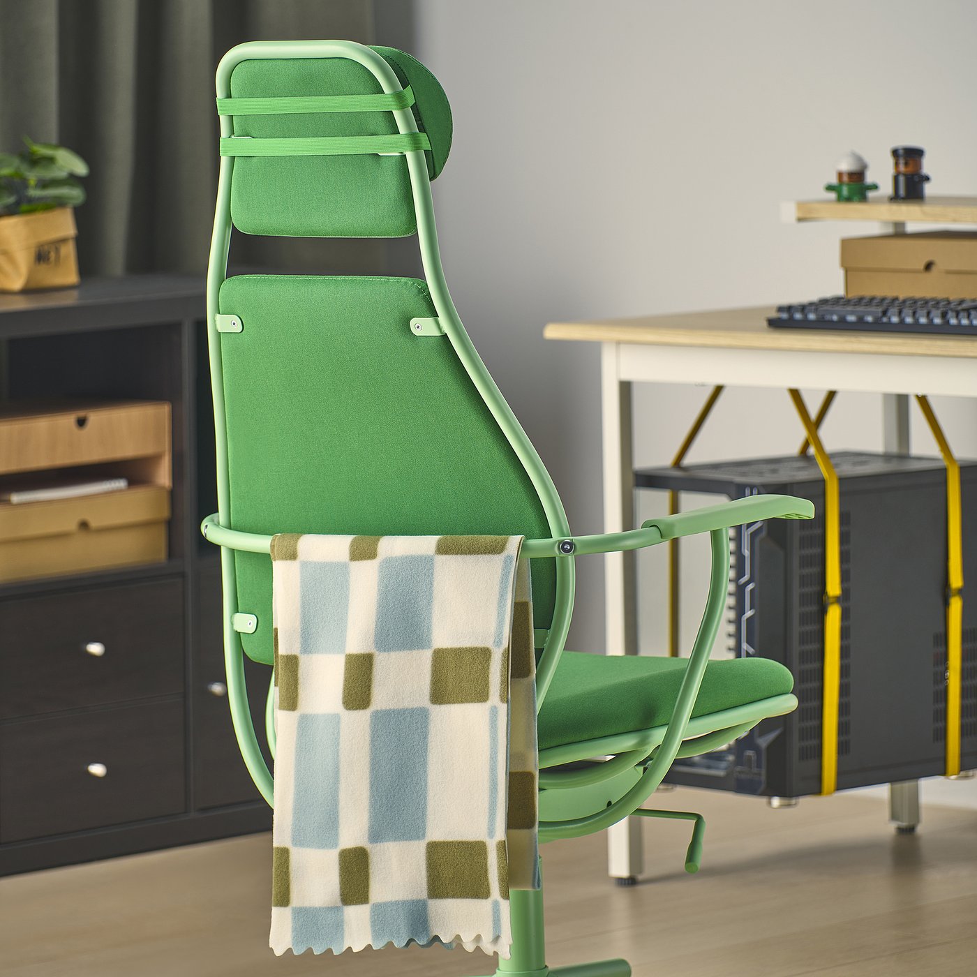 LÖPARBANA gaming chair, Vissle green - IKEA