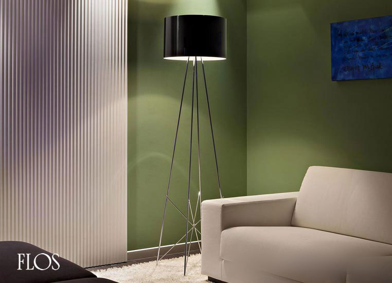 RAY F2 レイF2（ブラック）フロアライト ｜ FLOS フロス 【 IKEDA