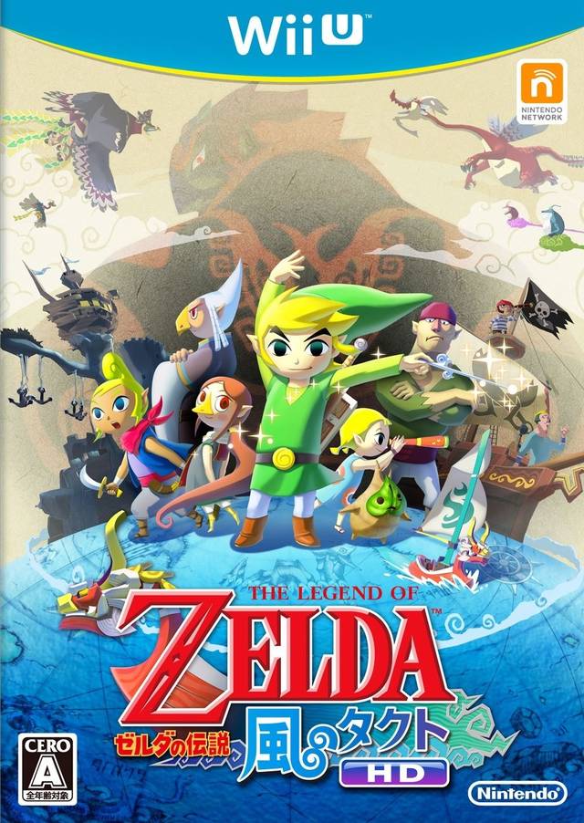 Zelda no Densetsu: Kaze no Takuto HD - Nintendo Wii U [Pre-Owned