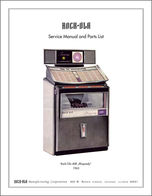 Stamann Musikboxen & Jukebox-World | Service Manual 408, English