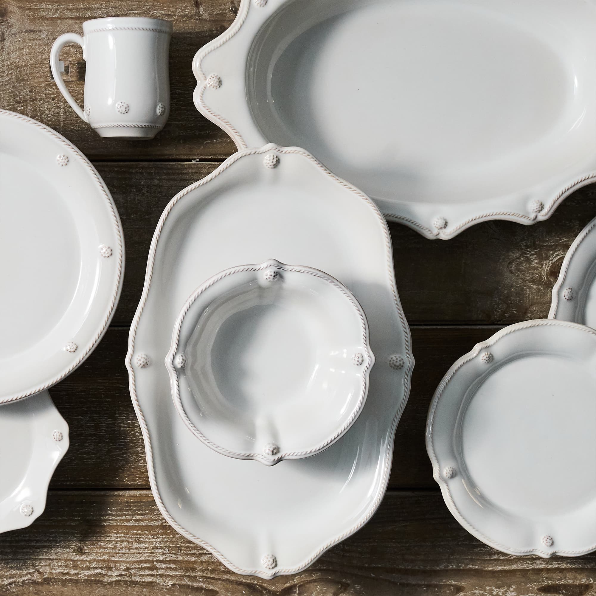 Berry & Thread 14 in Hostess Tray - Whitewash – Shop Juliska