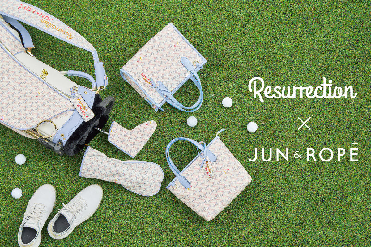 Resurrection」と「JUN&ROPÉ」のコラボレーションアイテムが登場！ JUN