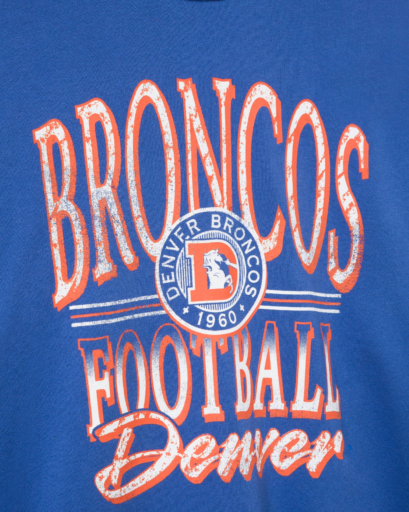 Denver Broncos Lateral Crew Fleece – Junk Food Clothing