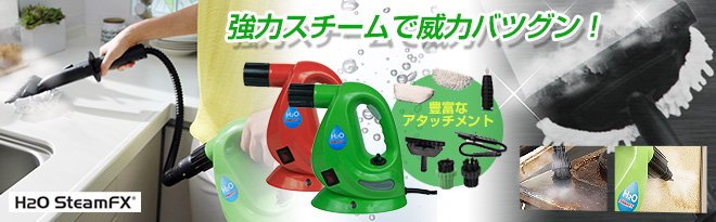 Direct Teleshop H2OスチームFX ハンディスチーマー 8点デラックス