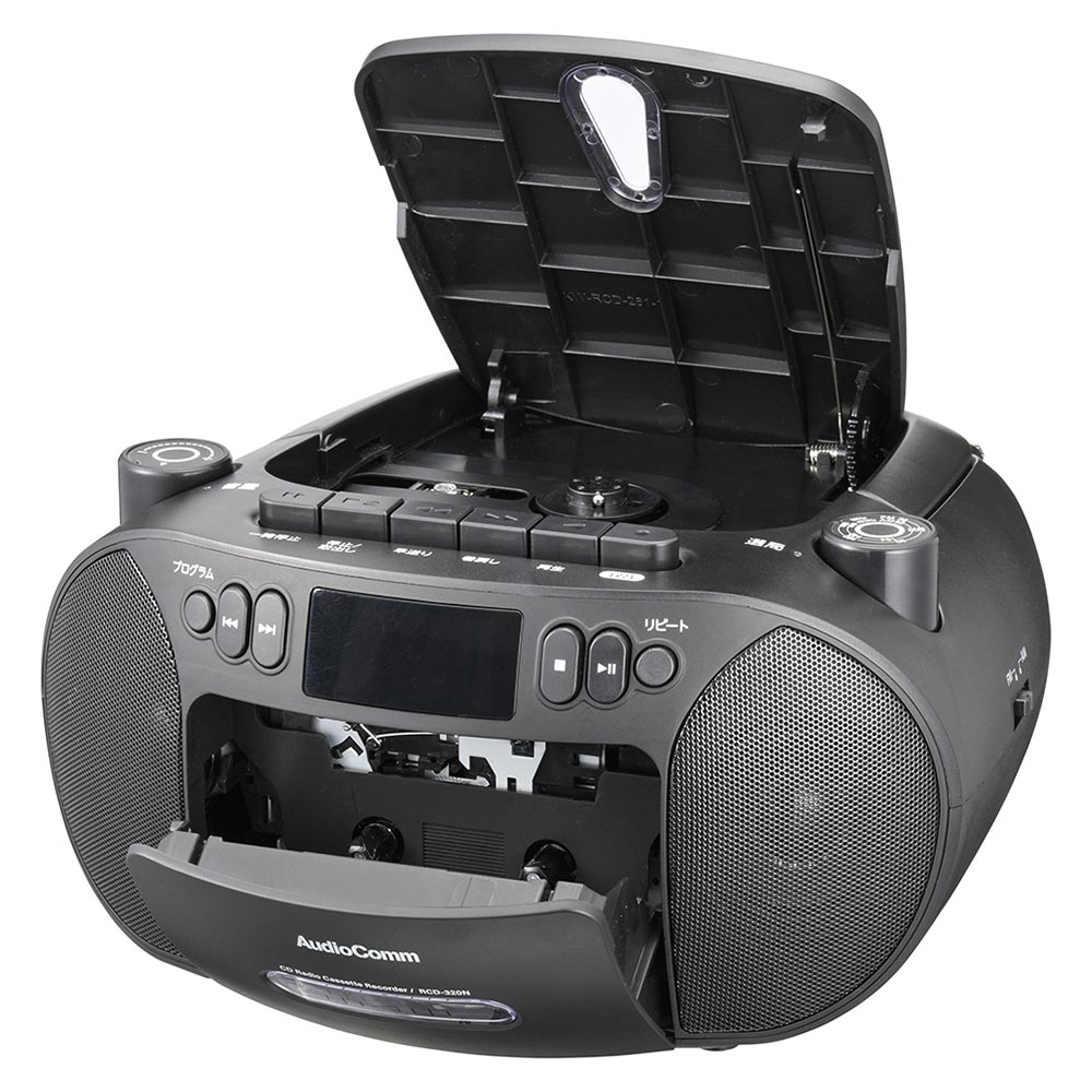 AudioComm CDラジカセ ブラック [品番]03-5562｜株式会社オーム電機
