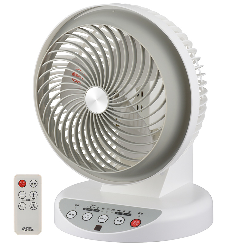 3Dサーキュレーター リモコン付 [品番]00-6800｜株式会社オーム電機