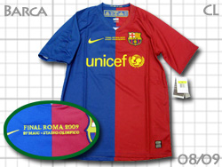 バルセロナ NIKE ユニフォームショップ 2008-2009 Barcelona Away O.K.A.