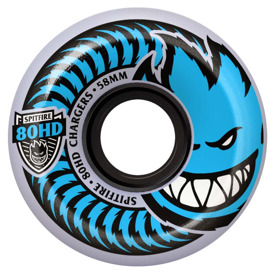 Spitfire 80HD Chargers Conical Full 58mm 80a Blue - CalStreets