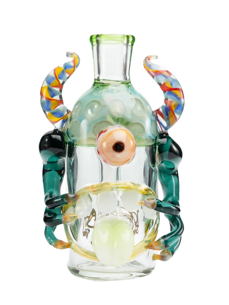 14mm Male 90° Playfull Monster Glass Ash Catcher - $76.40