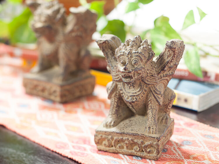 ガルーダ 卓上ストーンオブジェ【50939】 /アジアン雑貨・バリ雑貨