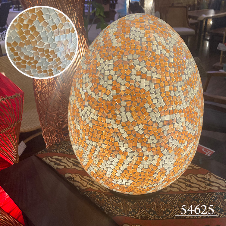 モザイクエッグ卓上アートランプ [4色展開]【53223lm】 /アジアン雑貨