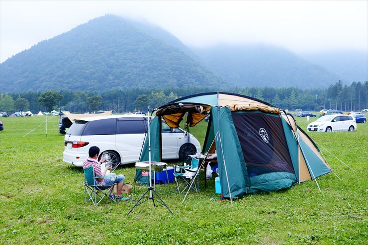 コールマン】ラウンドスクリーン2ルームハウスでキャンプ | キャンプ