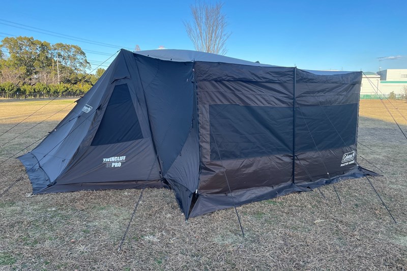 張り方はあなた次第？！コールマンの新作シェルター「ツインクリフ」を