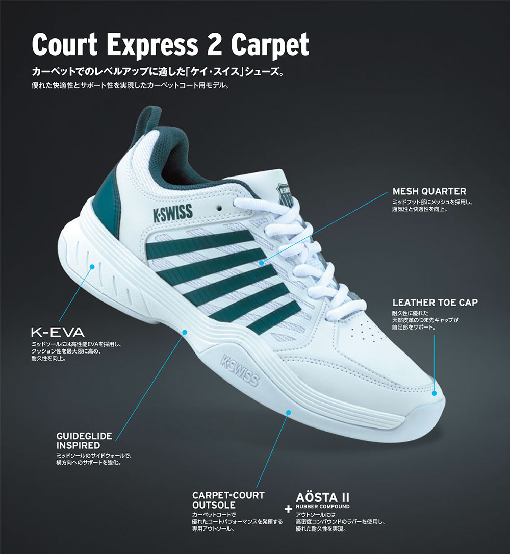 2025年モデル】ケイスイス(K・SWISS) テニスシューズ コート