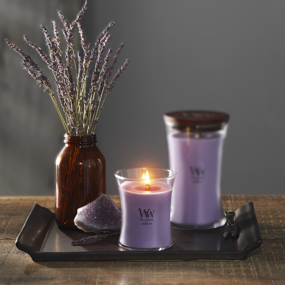 WoodWick（ウッドウィック） ジャーM キャンドル （ラベンダースパ