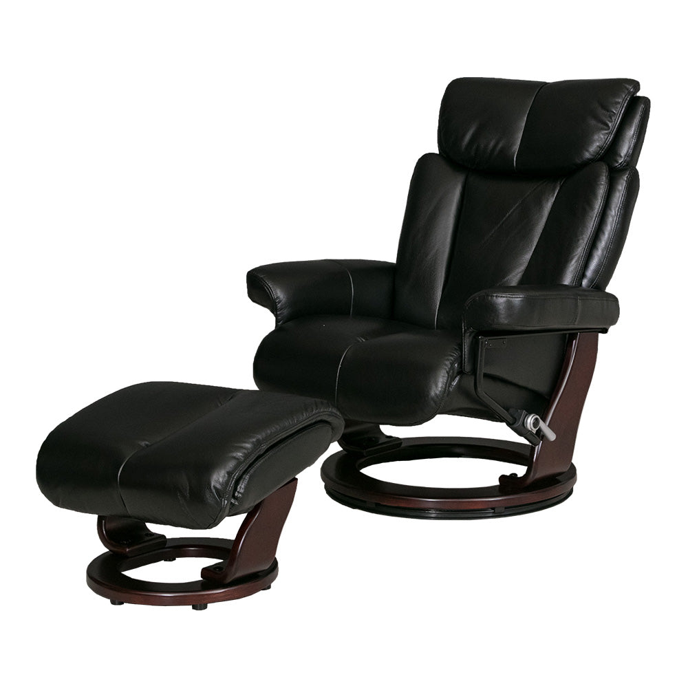 lushroom パーソナルチェア 本革 回転式 リクライニングチェア