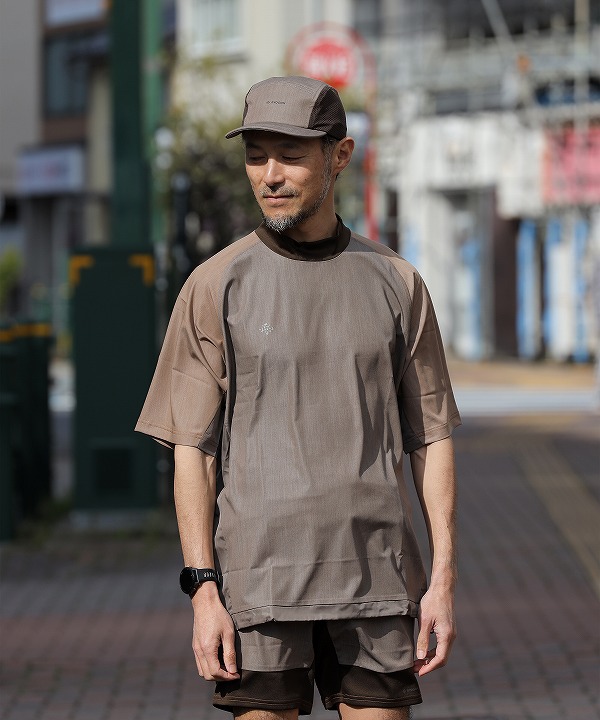 リョウゲン/RYOGEN DENIM MOCK NECK H/S TEE（全2色） [カットソー・T