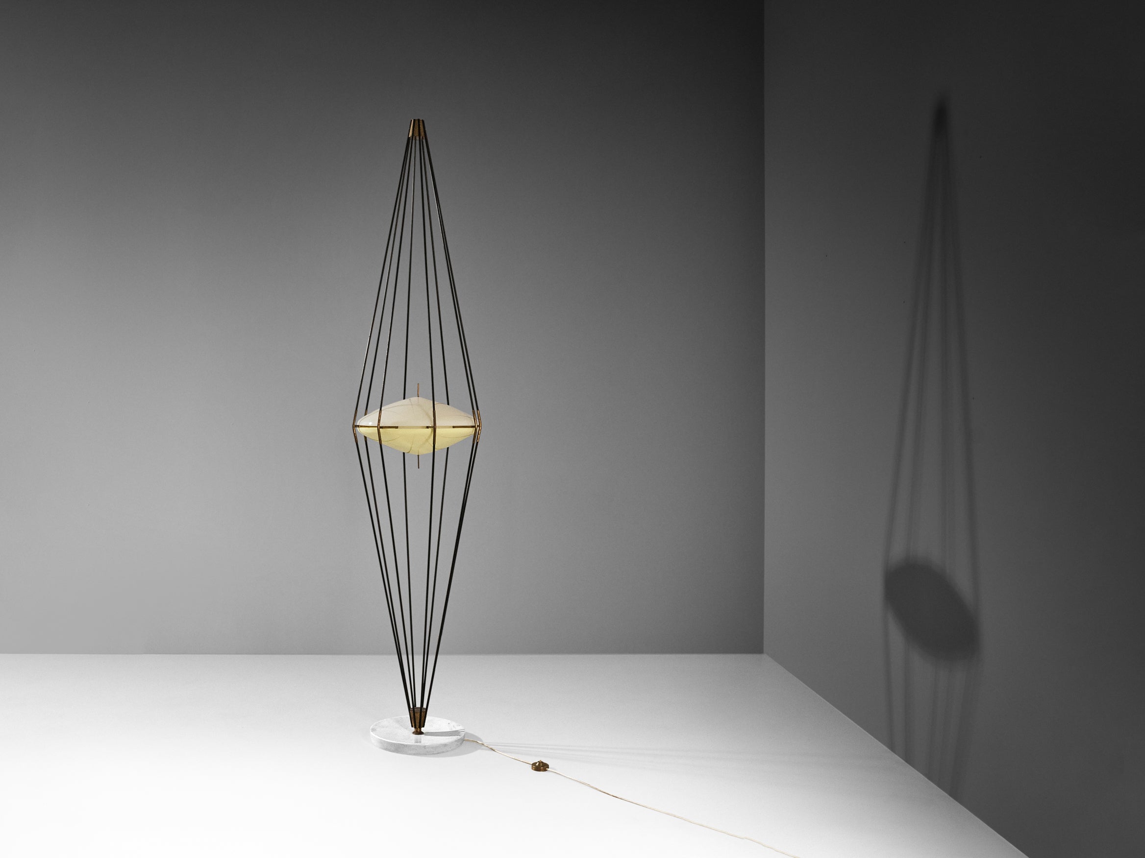 Angelo Lelii for Arredoluce 'Siluro' Floor Lamp