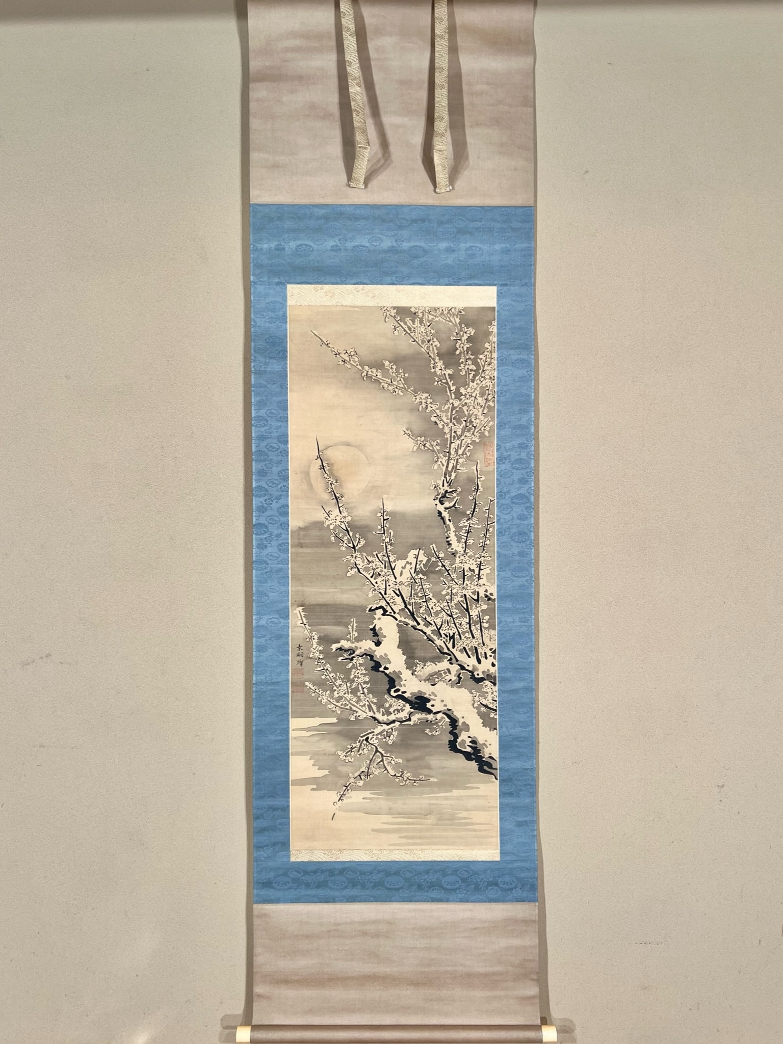 桑山玉洲 雪月花図｜古美術・掛け軸の販売・買取・鑑定-松本松栄堂