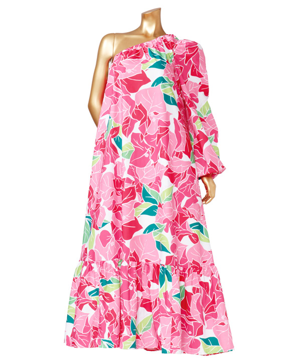 マウナロア【Maunaloa】|フラダンス衣装の専門店|ワンショルダードレス