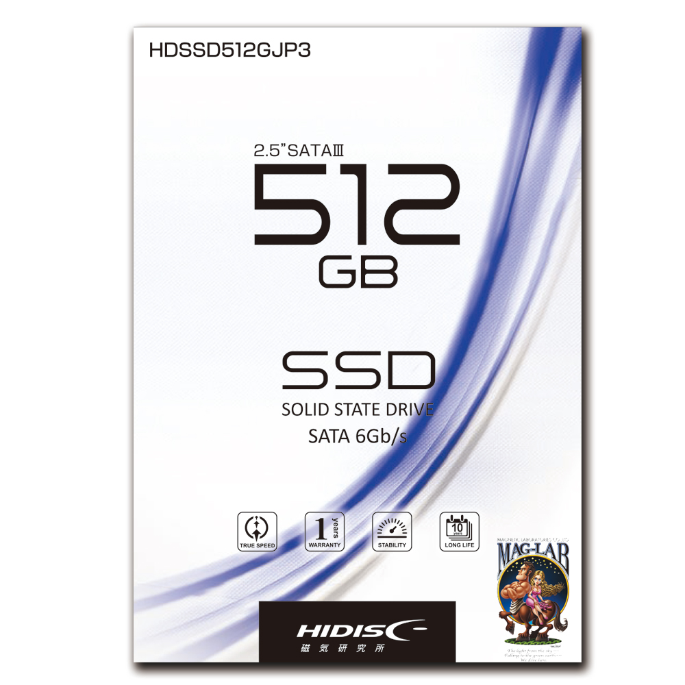 HIDISC 2.5inch SATA SSD 512GB HDSSD512GJP3 | HIDISC 株式会社磁気研究所